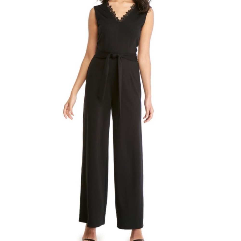 The Limited Lace Trim Sleeveless Jumpsuit NWT